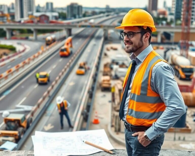 Projektmanager für Verkehrsprojekte: Straßen und Brücken effizient bauen