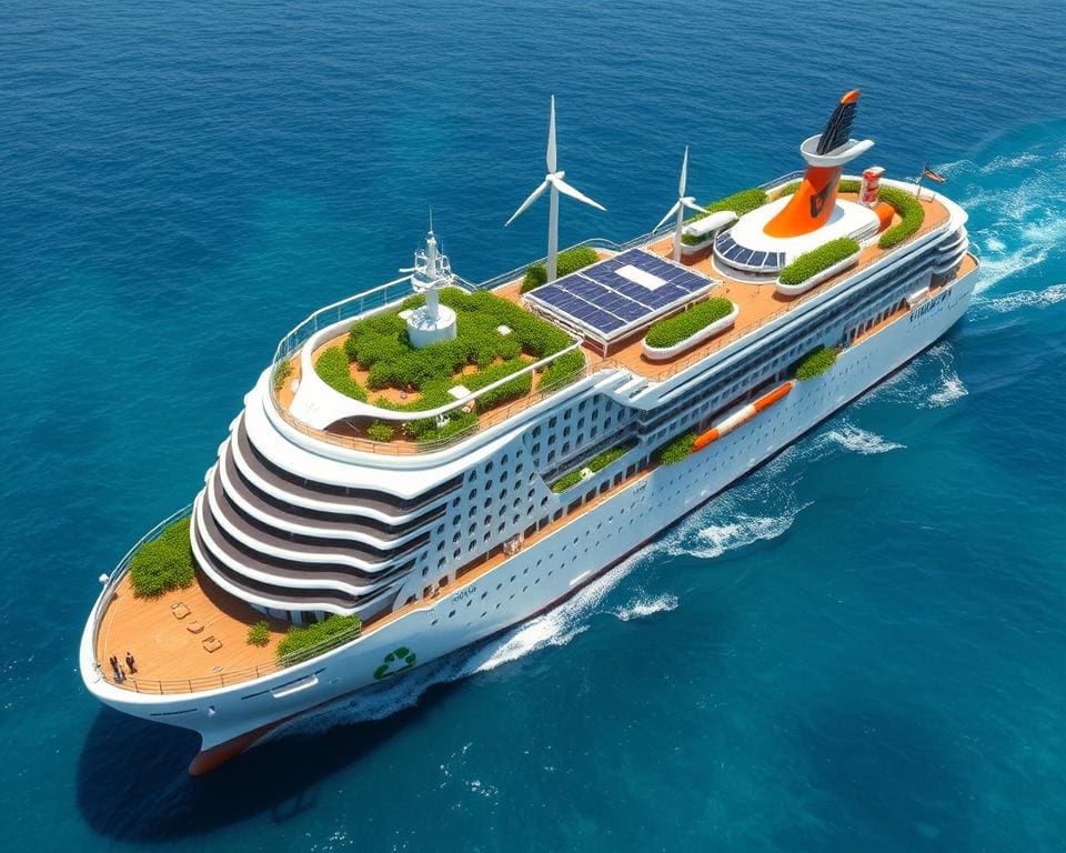 Recyclingfähige Materialien in modernen Kreuzfahrtschiffen