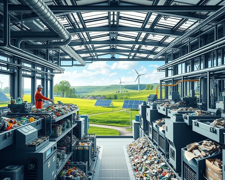 Recyclingtechnologie in der Kreislaufwirtschaft