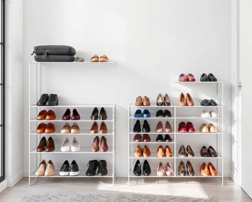 Schuhregale von Tchibo: Ordnung für schmale Räume