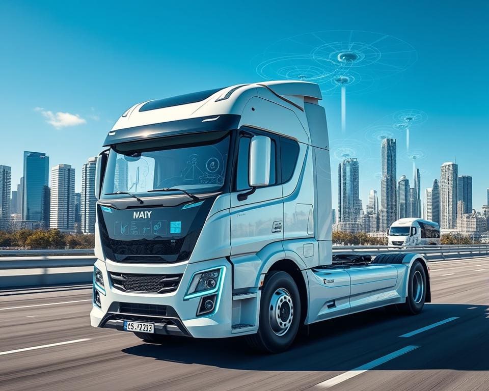 Smarte Assistenzsysteme in modernen Lastwagen