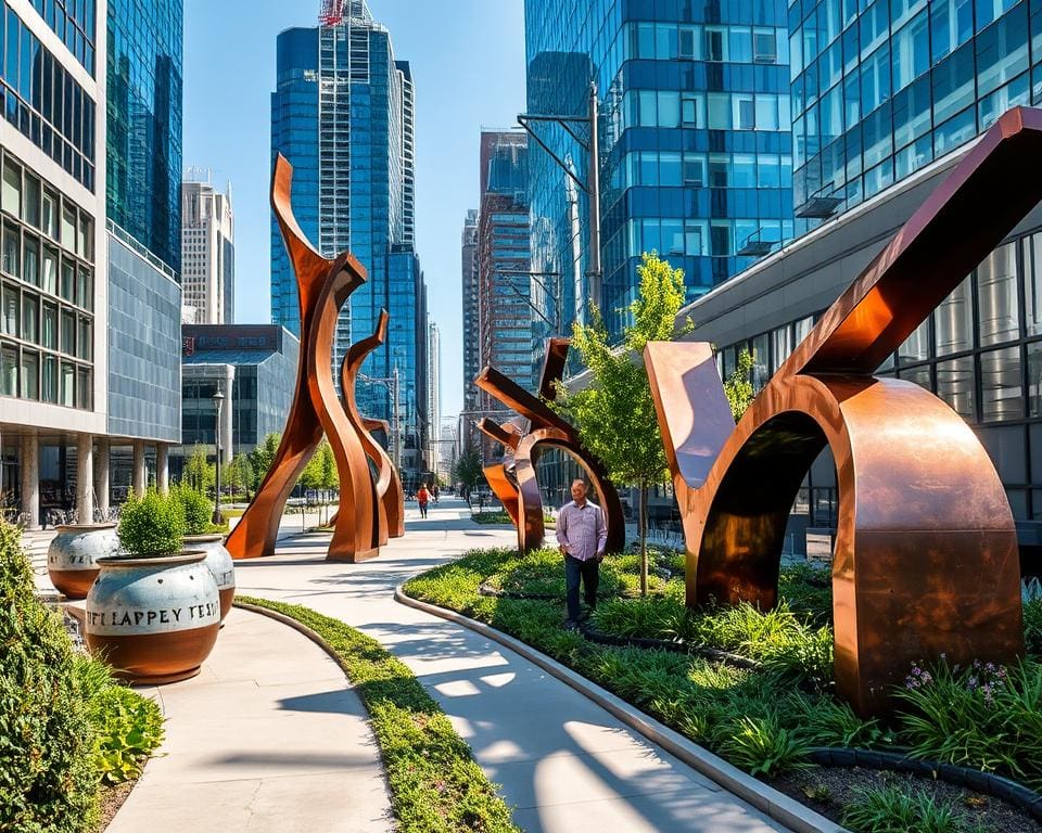 Stahlkunst im urbanen Raum