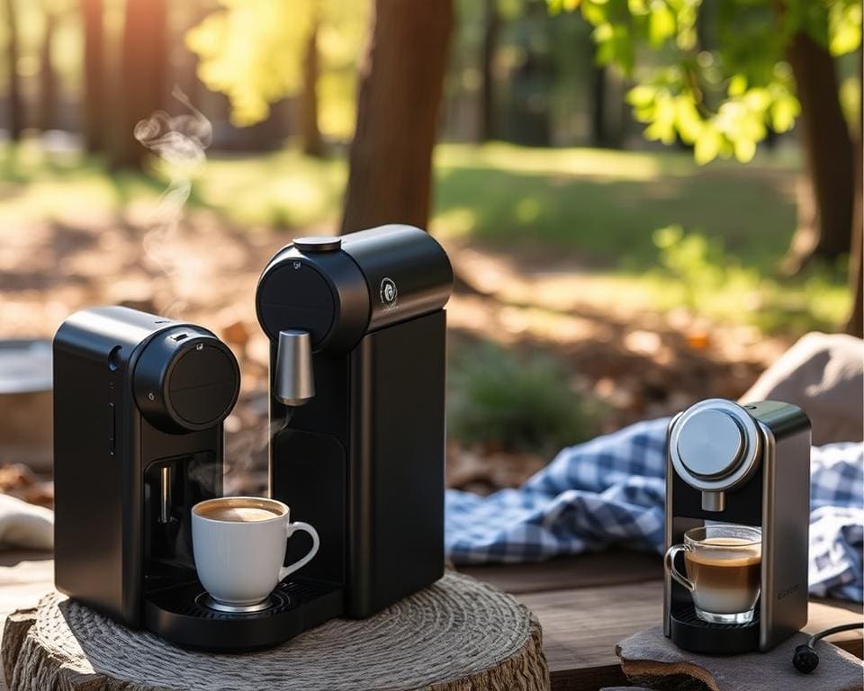 Tragbare Kaffeemaschinen: Frischer Kaffee jederzeit