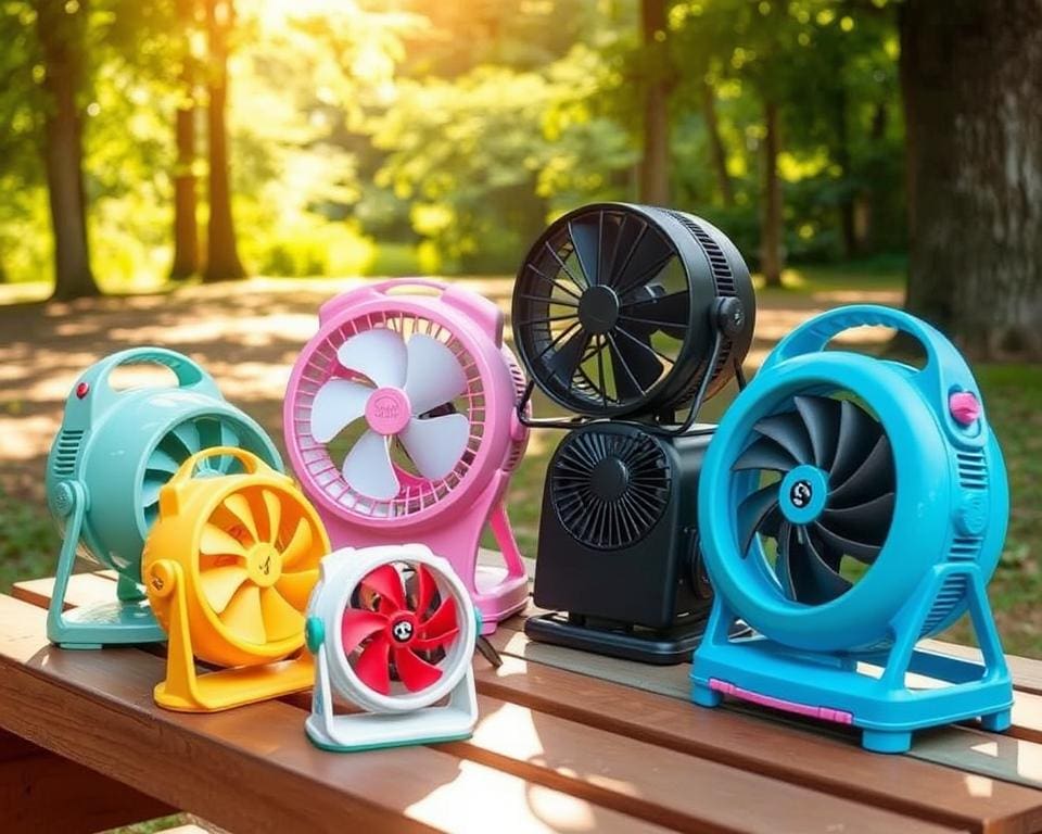 Tragbare Ventilatoren: Erfrischung auch unterwegs