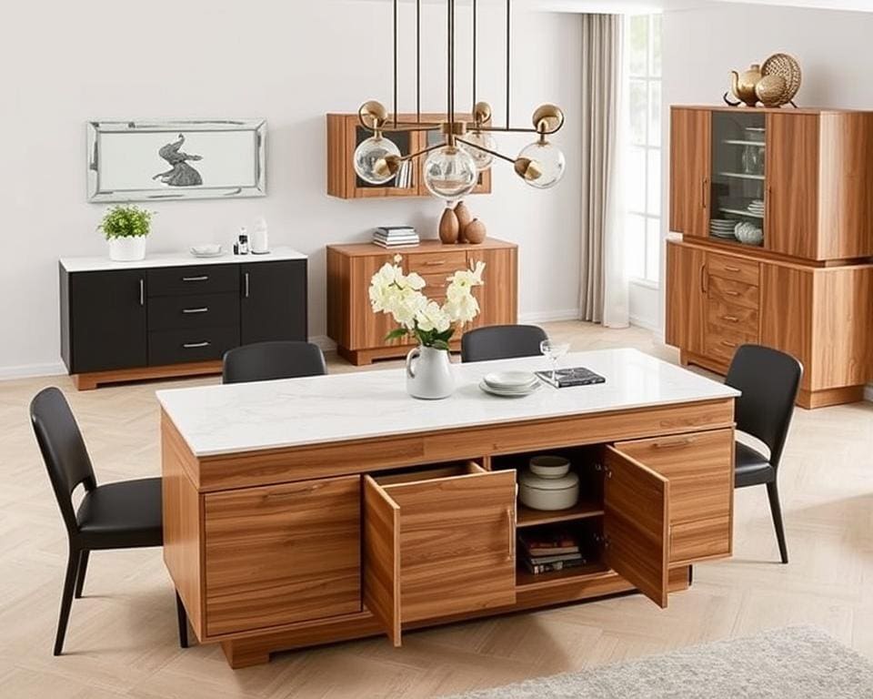 Vielseitige Designs in Esszimmer-Kommoden