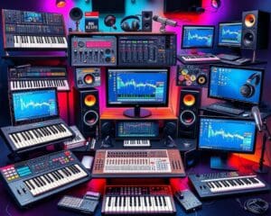 Welche Tools dominieren die Musikproduktionstechnologie?