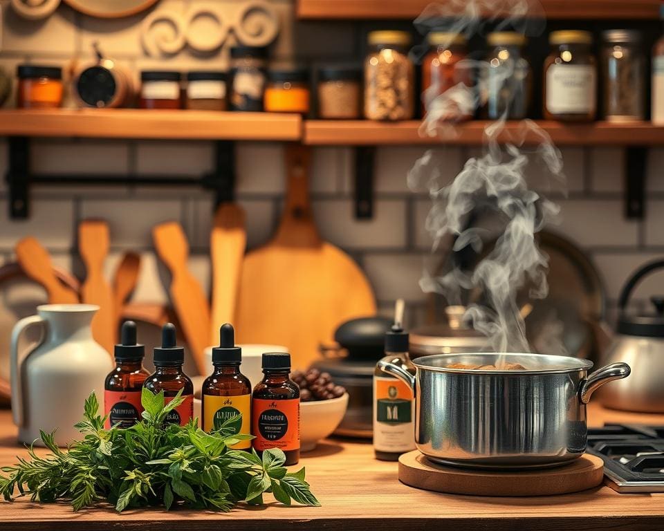Wie Aromatherapie in der Küche eingesetzt wird