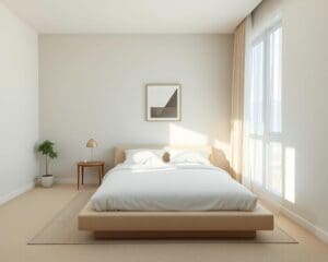 Wie Sie ein minimalistisches Schlafzimmer gestalten