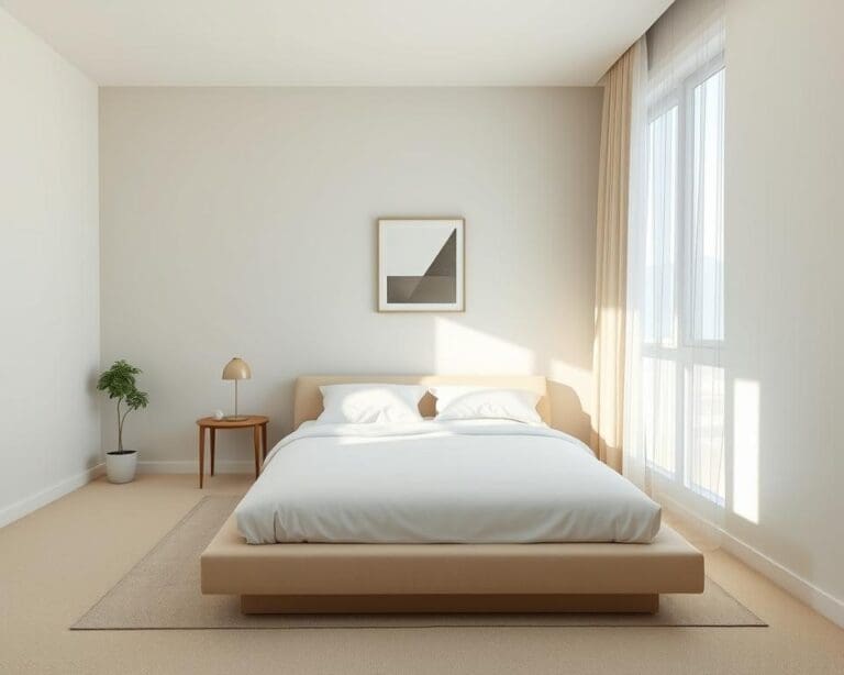 Wie Sie ein minimalistisches Schlafzimmer gestalten