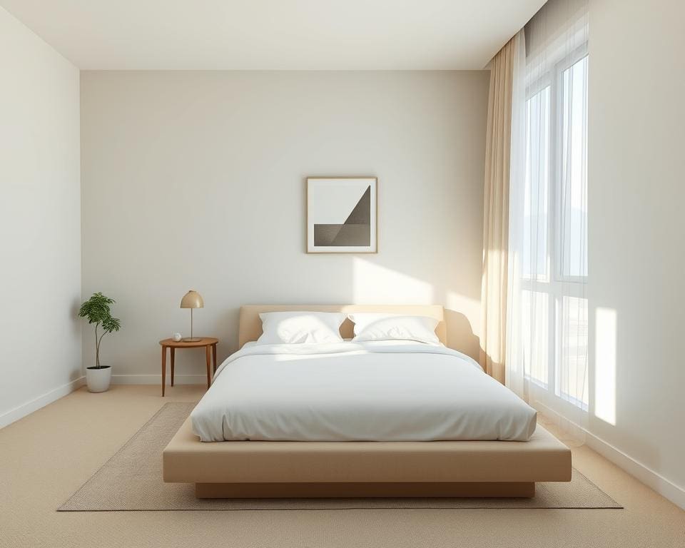 Wie Sie ein minimalistisches Schlafzimmer gestalten