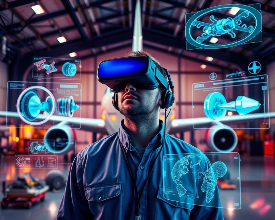 Wie wird Virtual Reality in der Flugzeugwartung genutzt?