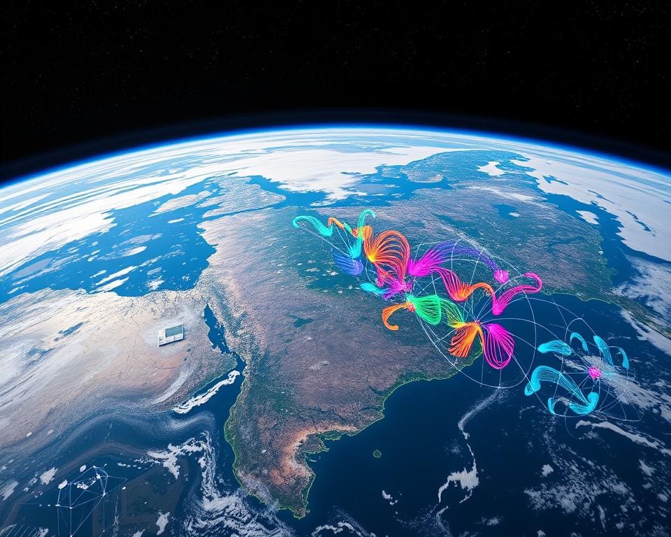 Wie wird maschinelles Lernen in der Analyse von Satellitendaten genutzt?