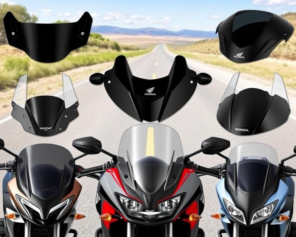 Windschutzscheiben für Honda-Motorräder im Test