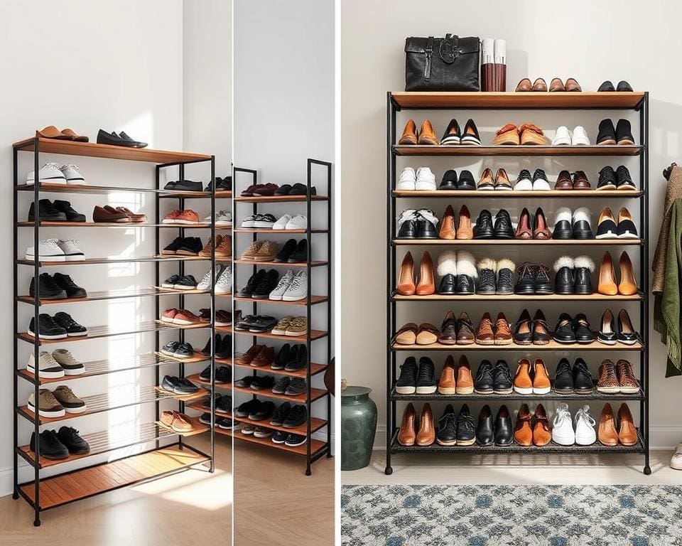 maßgeschneiderte Schuhregale