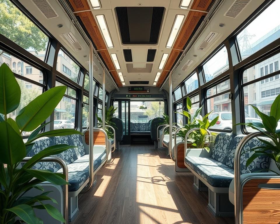 ökologische Materialien für Busse