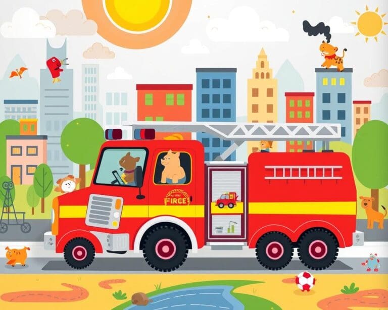 Feuerwehr Abenteuer: Möbelfolie für kleine Helden