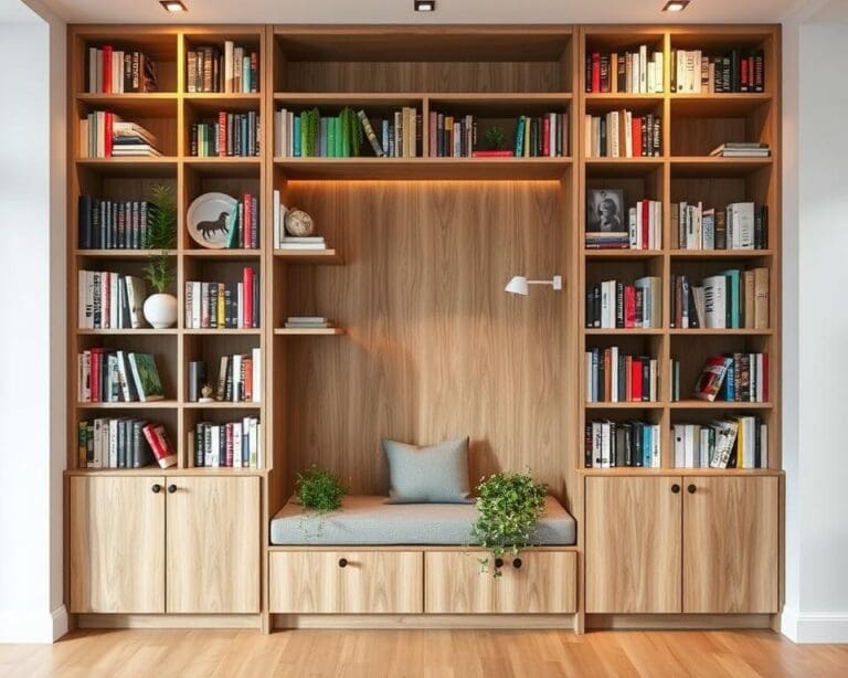 Freistehende Bücherregale mit flexiblem Design