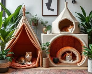 Katzen-Zelte und Höhlen: Rückzugsorte mit Stil