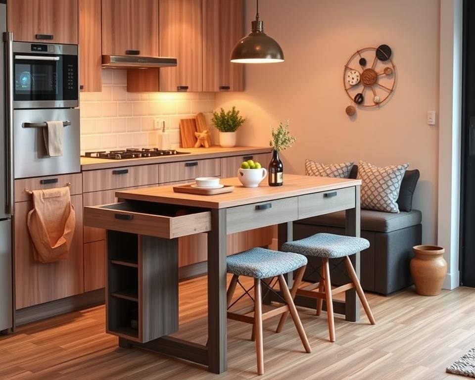Multifunktionale Esstische für kleine Küchenbereiche