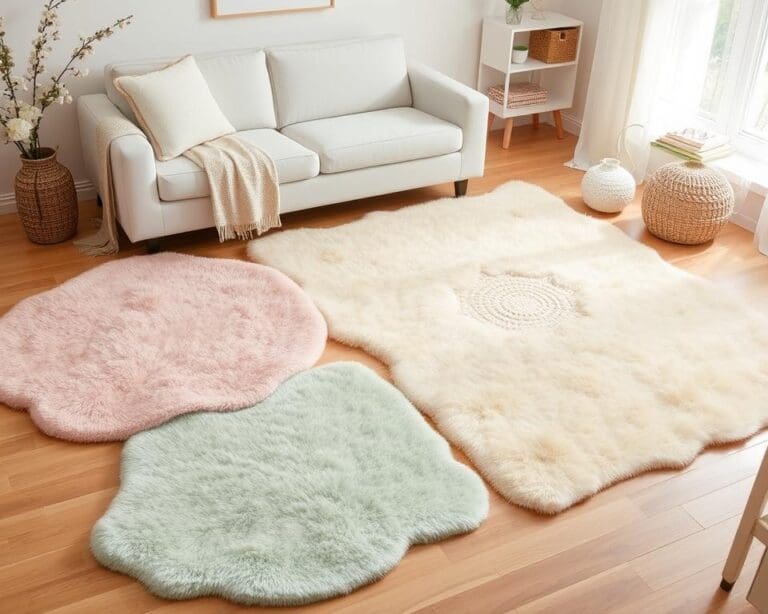 Teppiche in Pastelltönen für sanfte Wohnakzente