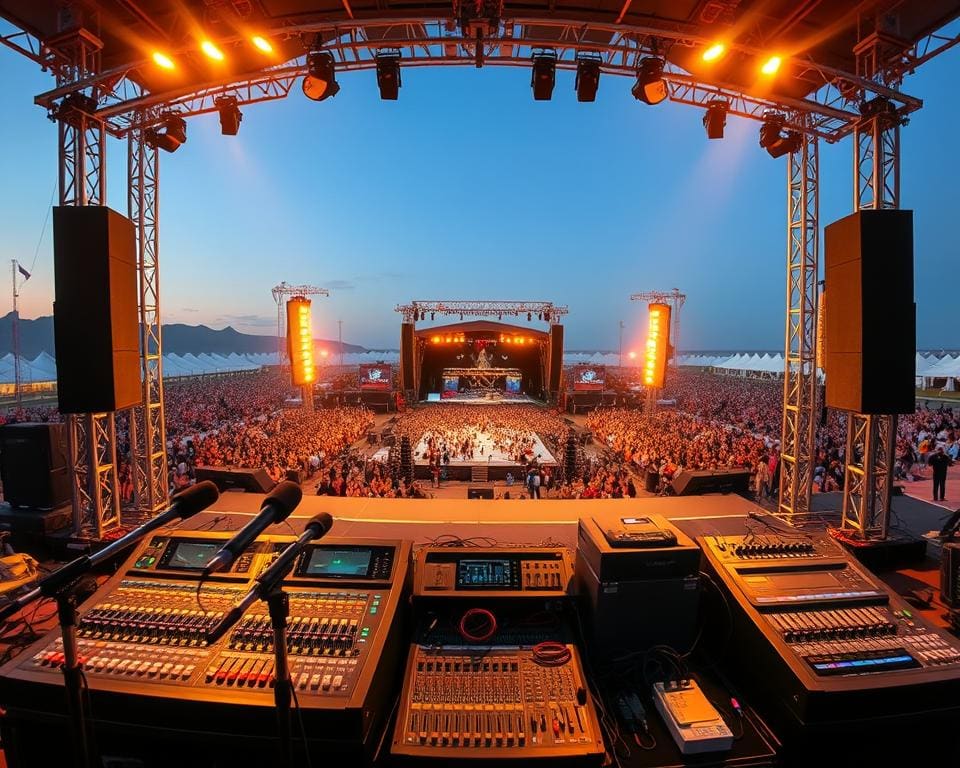 Open-Air-Events mit professioneller Audiotechnik