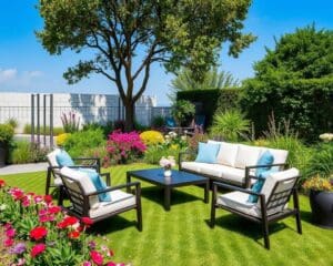 Outdoor-Möbel aus wetterfestem Material für Gärten