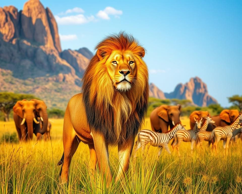 Safari-Abenteuer: Löwen, Elefanten & Co als Wandtattoos