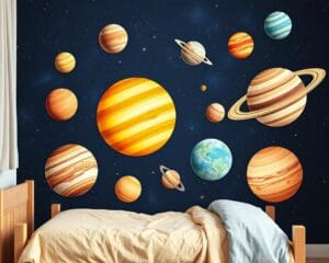 Sonnensystem-Wandtattoos: Lerne die Planeten kennen