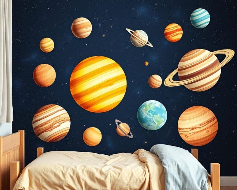 Sonnensystem-Wandtattoos: Lerne die Planeten kennen