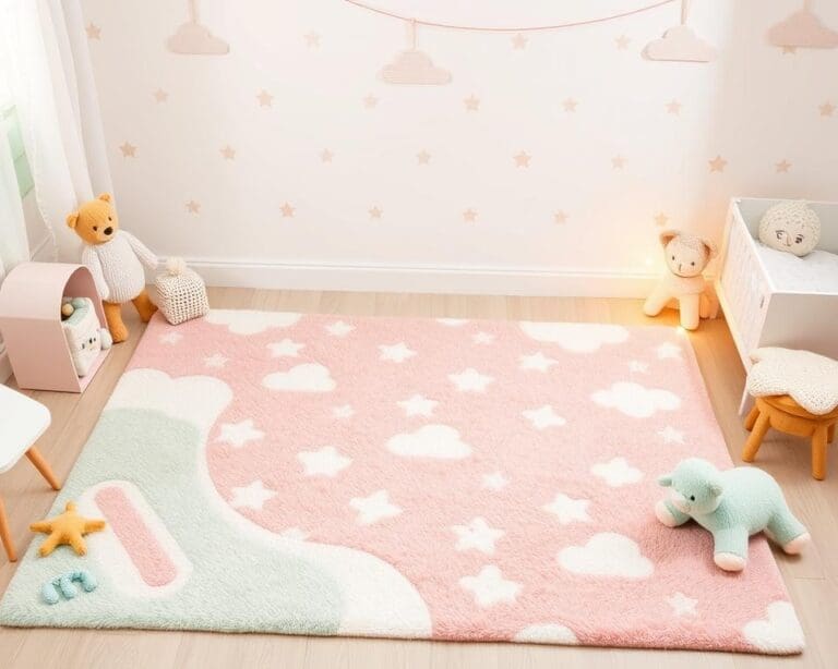 Teppiche in sanften Farben für Kinderzimmer