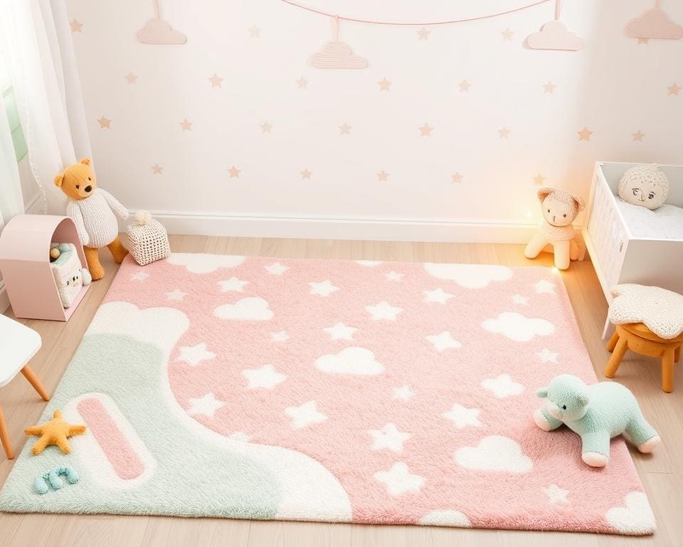 Teppiche in sanften Farben für Kinderzimmer