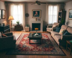 Teppiche mit Vintage-Mustern für nostalgische Wohnideen