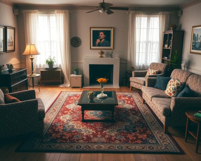 Teppiche mit Vintage-Mustern für nostalgische Wohnideen