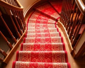 Teppichläufer in warmen Farben für Treppenhäuser