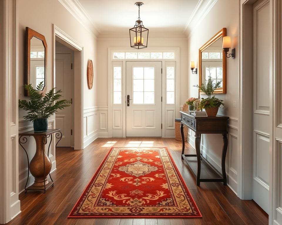 Teppichläufer in warmen Tönen für Flure und Eingänge