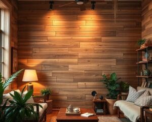 Wandpaneele aus Holz für ein rustikales Ambiente
