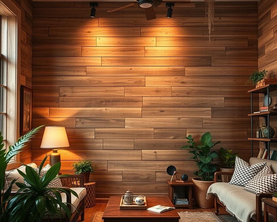 Wandpaneele aus Holz für ein rustikales Ambiente