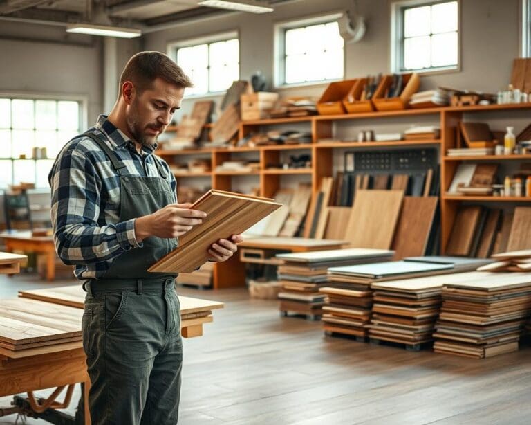 Bodenleger mit Gefühl für Material und Struktur