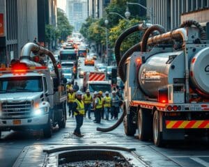 Kanalreinigung mit Saug- und Spülfahrzeugen: So geht’s!