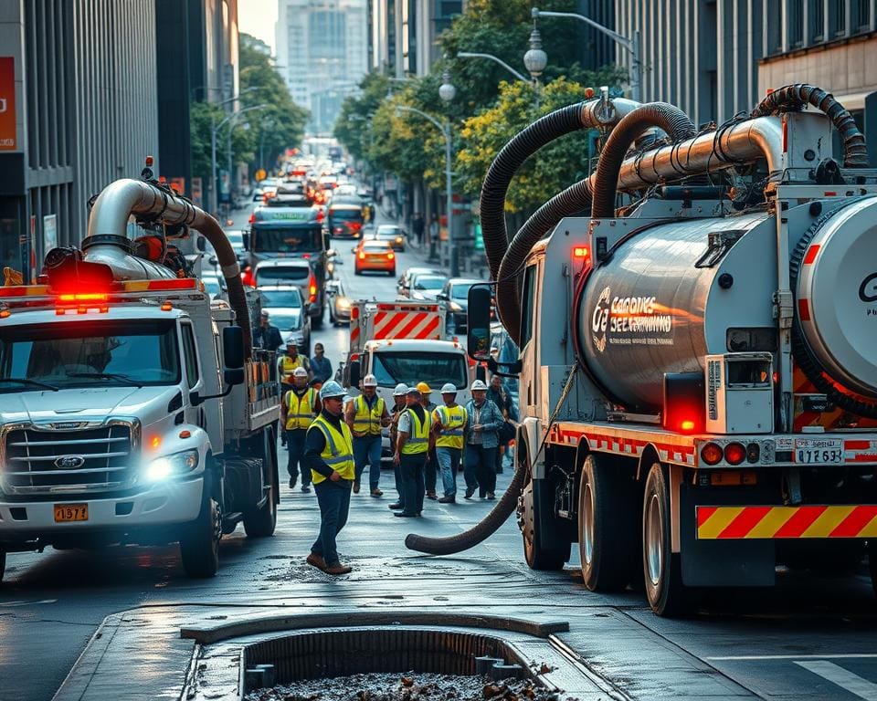 Kanalreinigung mit Saug- und Spülfahrzeugen: So geht’s!