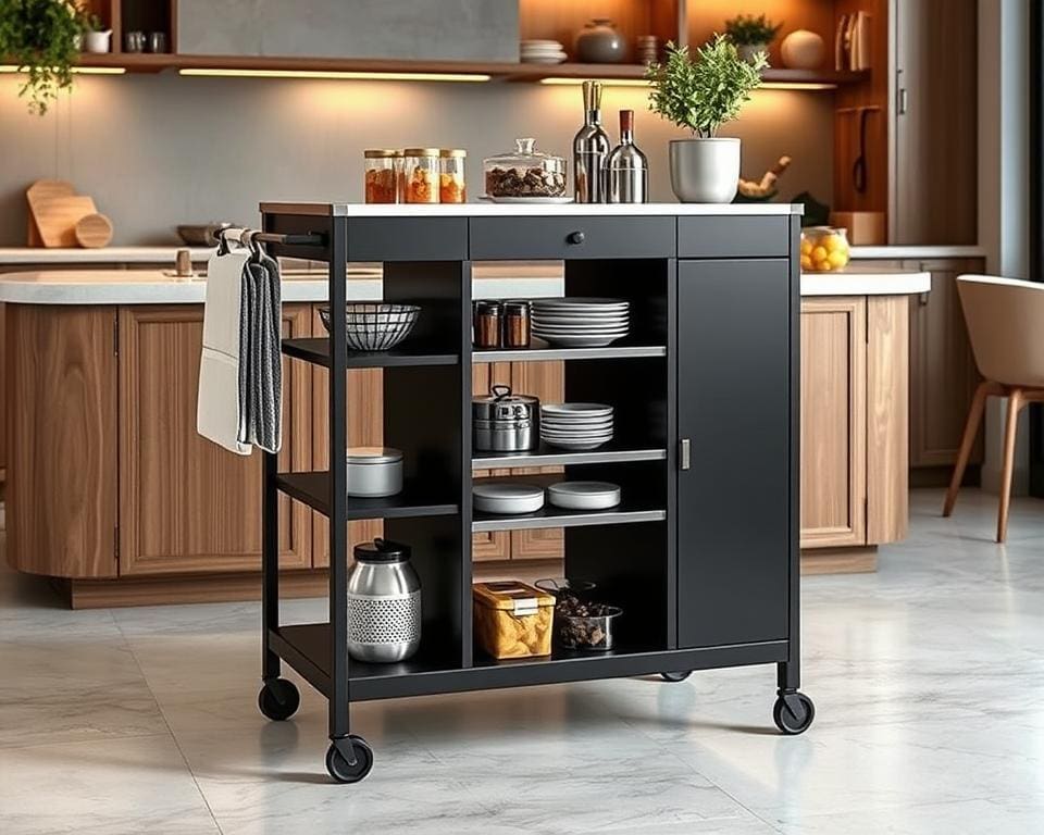 Multifunktionale Küchenwagen für flexible Nutzung