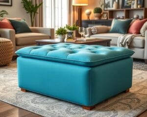 Polsterhocker mit ergonomischem Design für zusätzlichen Komfort