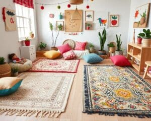 Teppiche im Boho-Stil für kreative Kinderzimmer