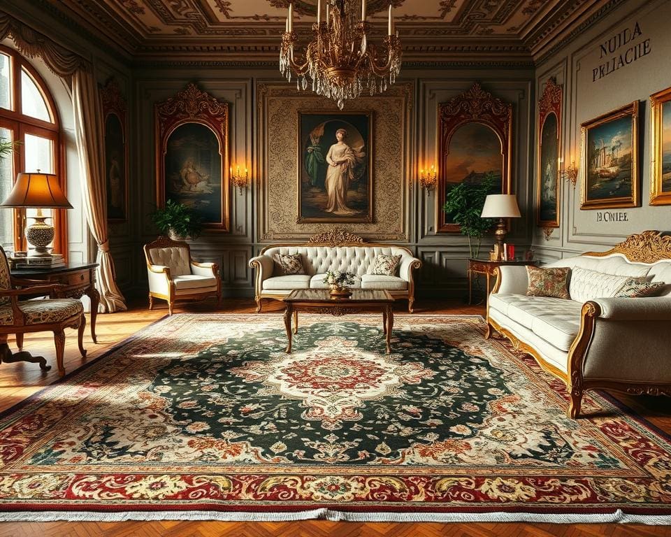 Teppiche im Vintage-Stil für klassische Wohnzimmer