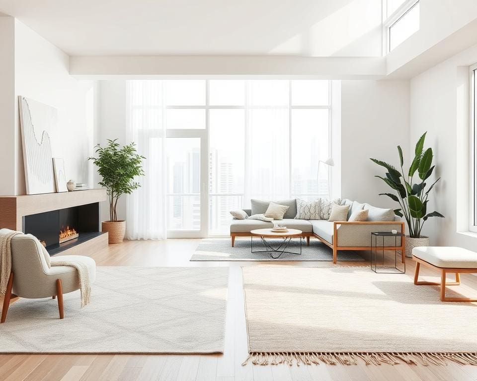 Teppiche im modernen Stil für minimalistische Designs