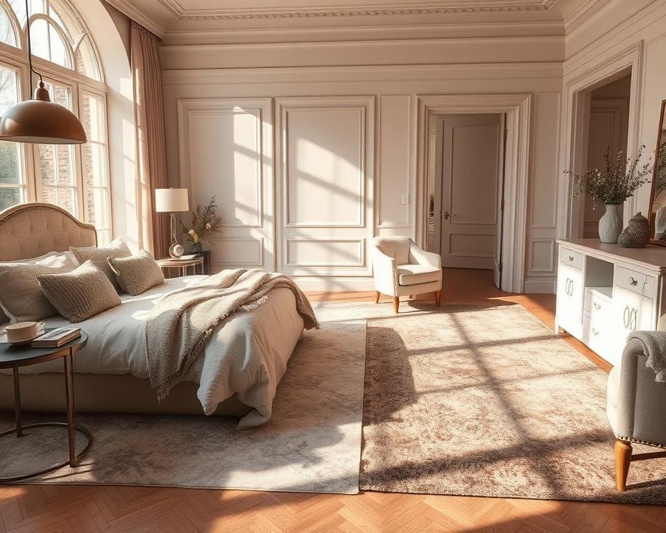 Teppiche in gedeckten Farben für Schlafzimmer und Wohnzimmer