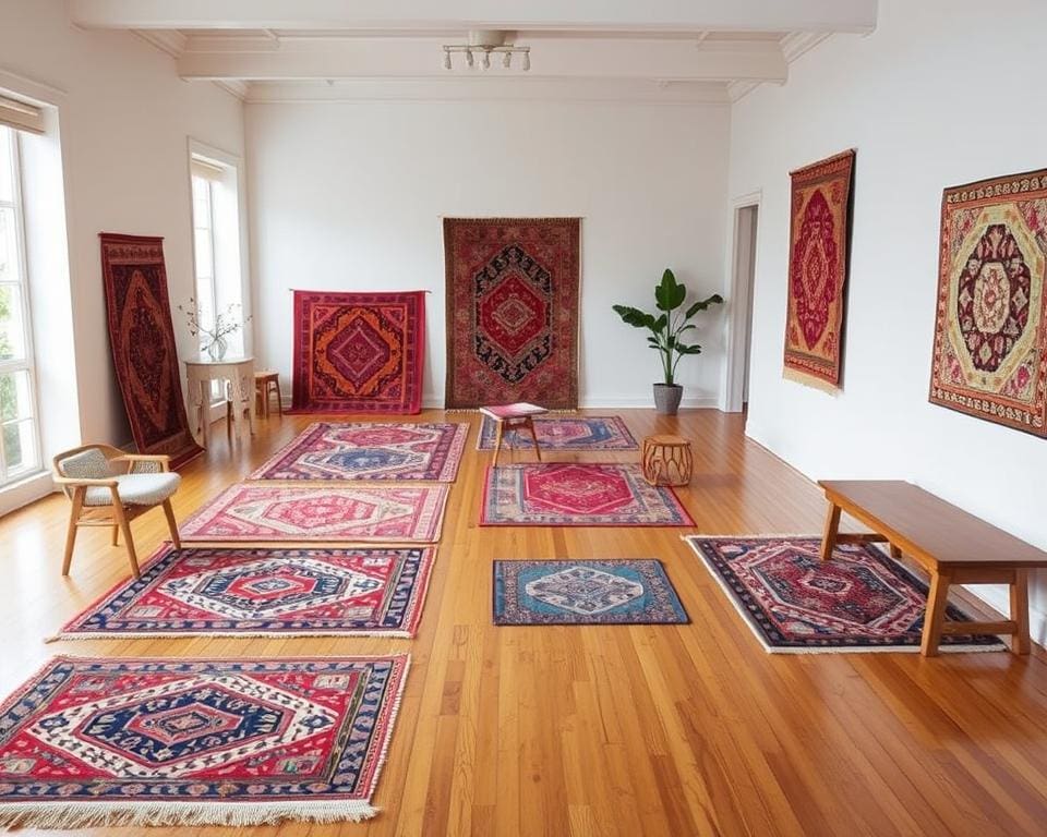 Teppiche mit geometrischen Mustern für kreative Akzente