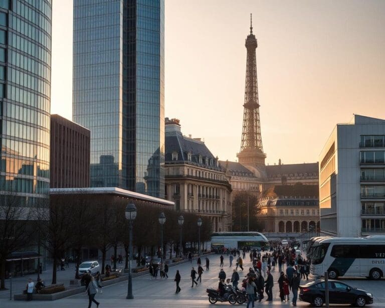 Wo findet man moderne Architektur in Frankreich?