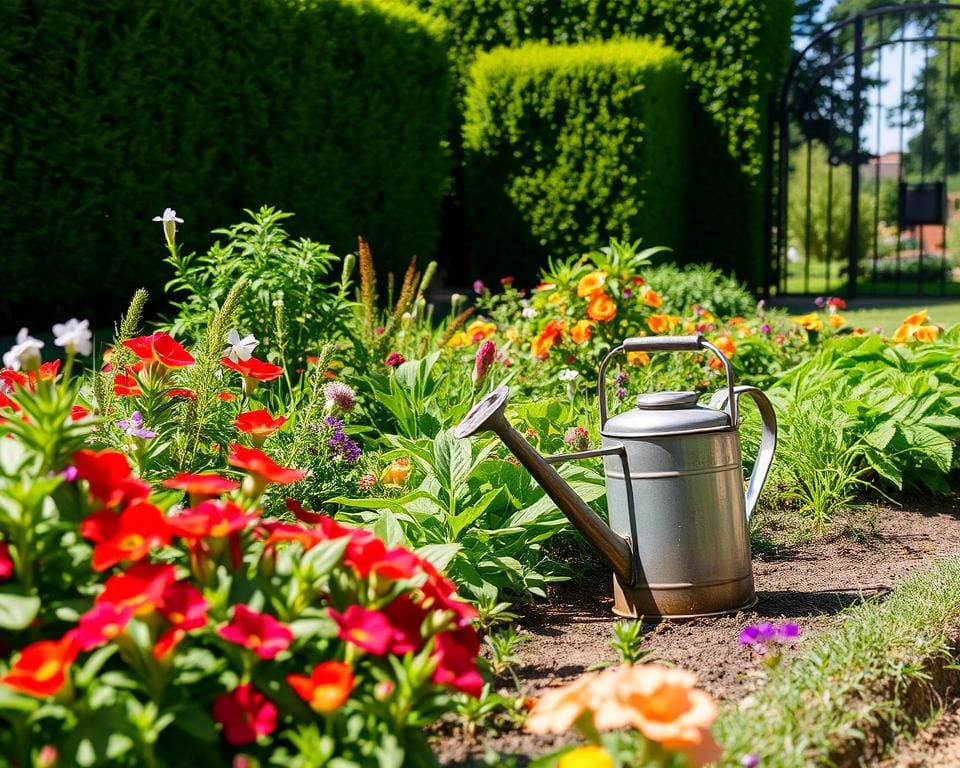 Bewässerung im Garten