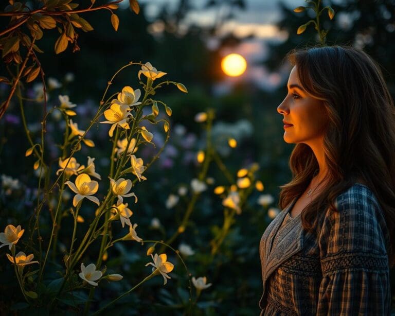 Welche Blumen blühen abends auf?